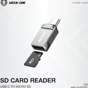 SD CARD READER 2TB GREEN LION