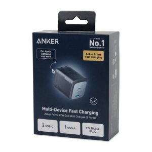ANKER PRIME 67W GAN WALL CHARGING